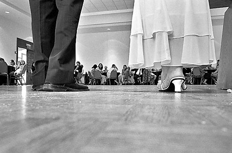 wedding feet photo